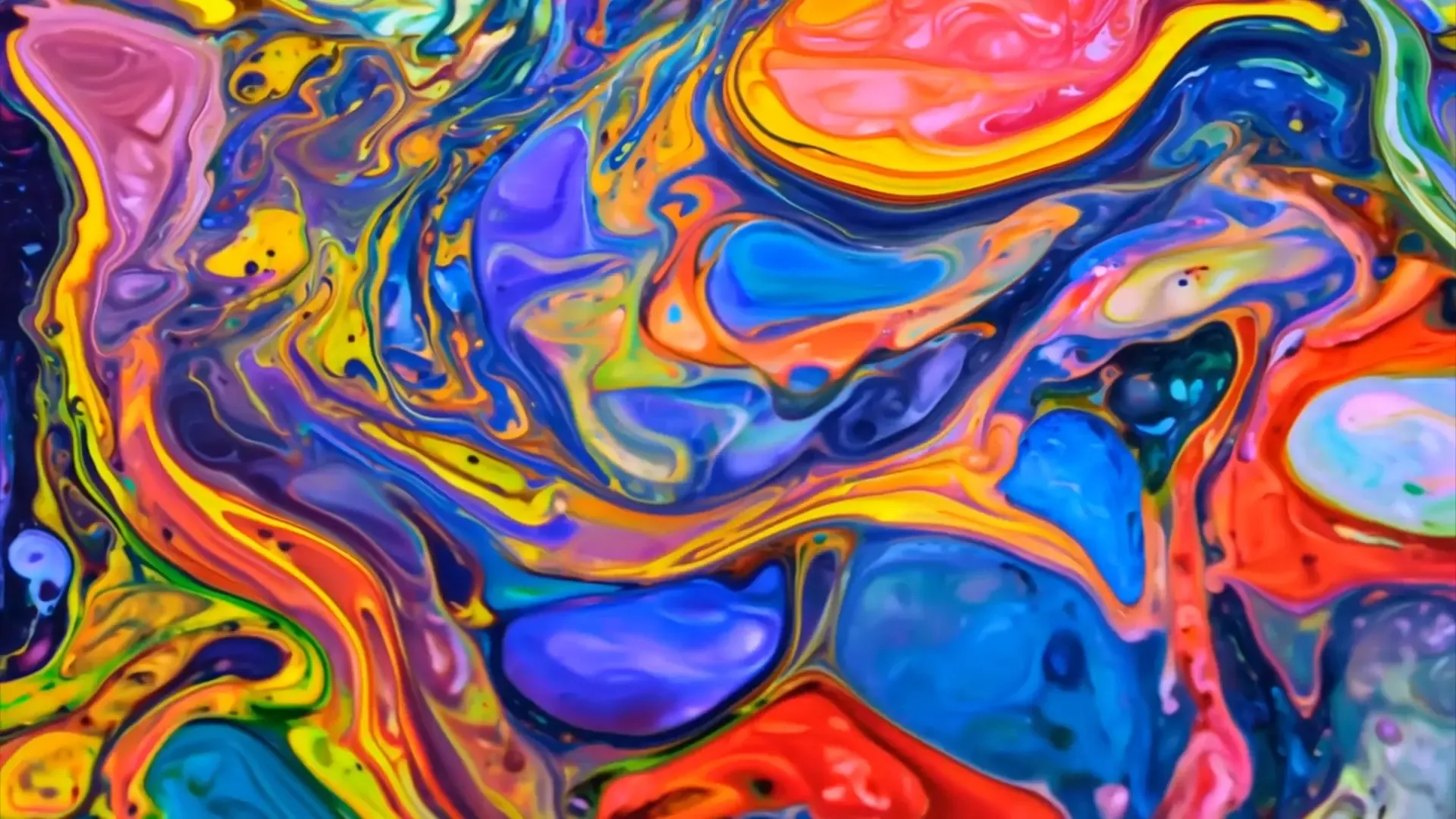 Colorful Liquid Motion Logo Animation Background